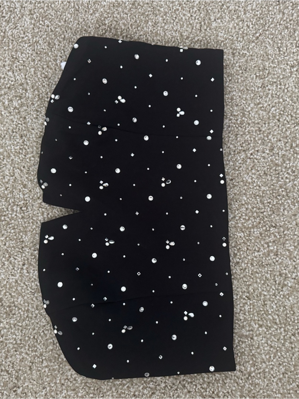 Girls' Black Rhinestone Sparkle Leggings